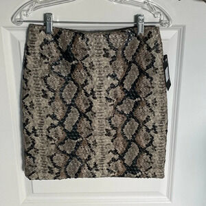 New! Javier Simorra snake python print Skirt nwt 29480